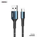 Remax Join Us 2.4A 1M fishing braided nylon usb Cable data , c type to c type / lighting for phone iphone 12